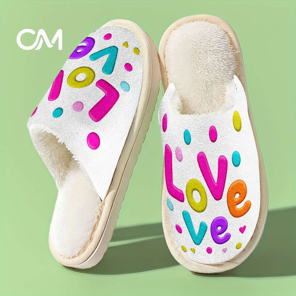 Cotton Slippers Color Color Printing Sizeuk 5.5-6