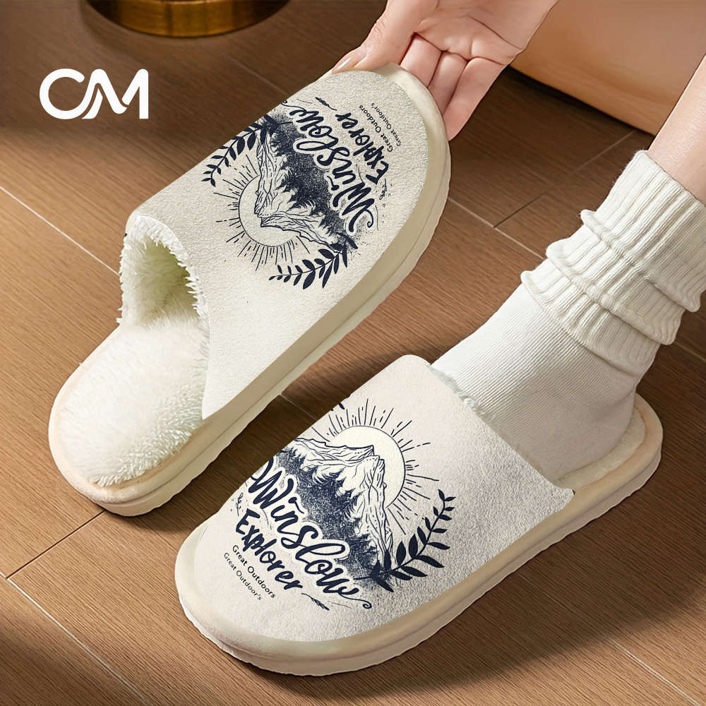 Cotton Slippers Color Color Printing Sizeuk 4.5-5