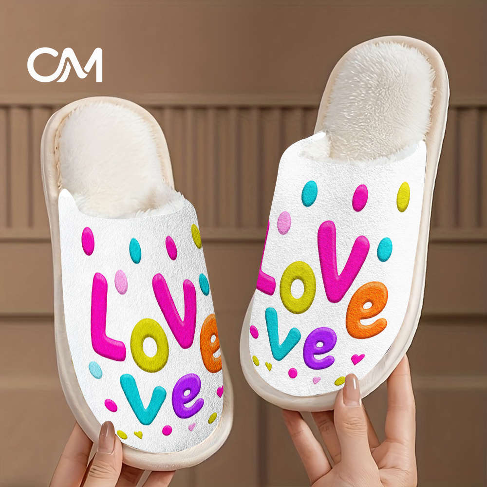 Cotton Slippers Color Color Printing Sizeuk 2.5-3
