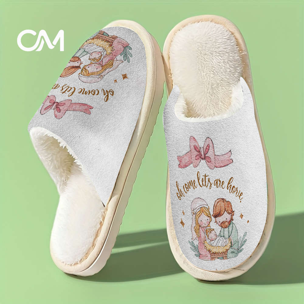 Cotton Slippers Color Color Printing Sizeuk 5.5-6