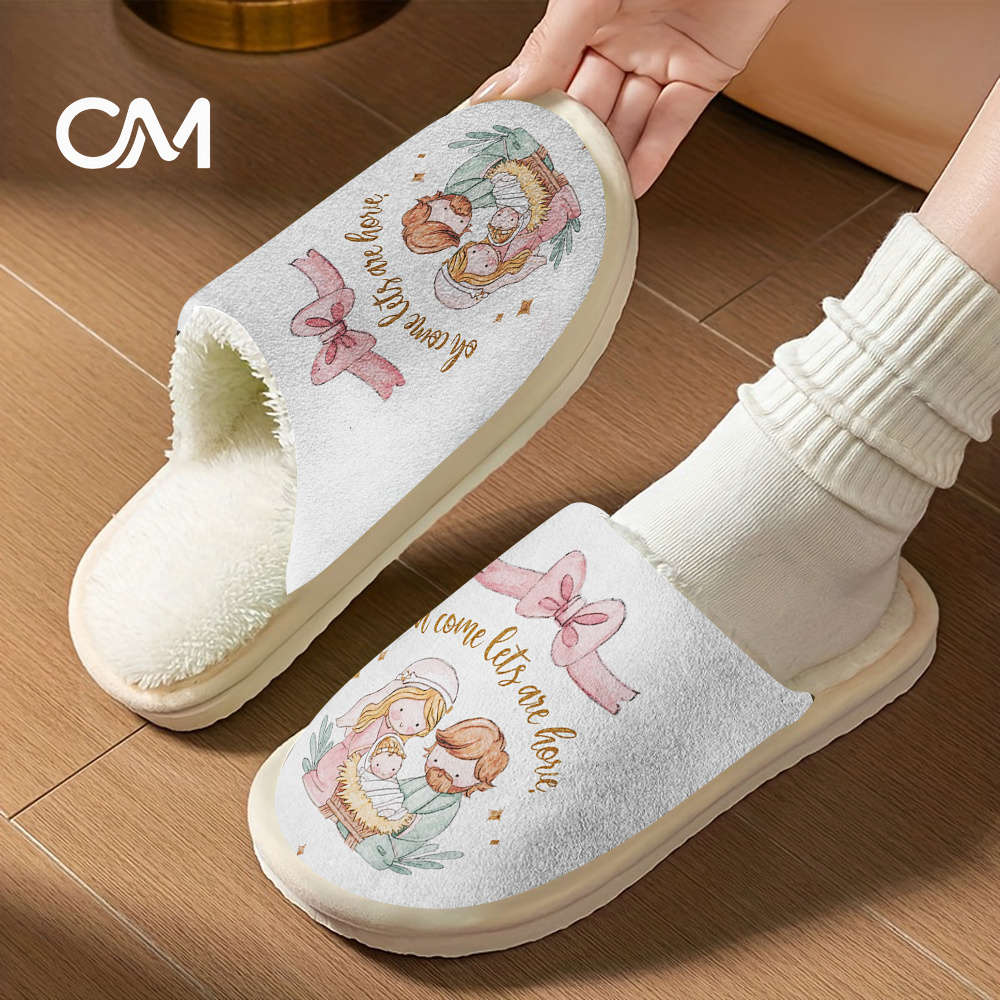Cotton Slippers Color Color Printing Sizeuk 2.5-3