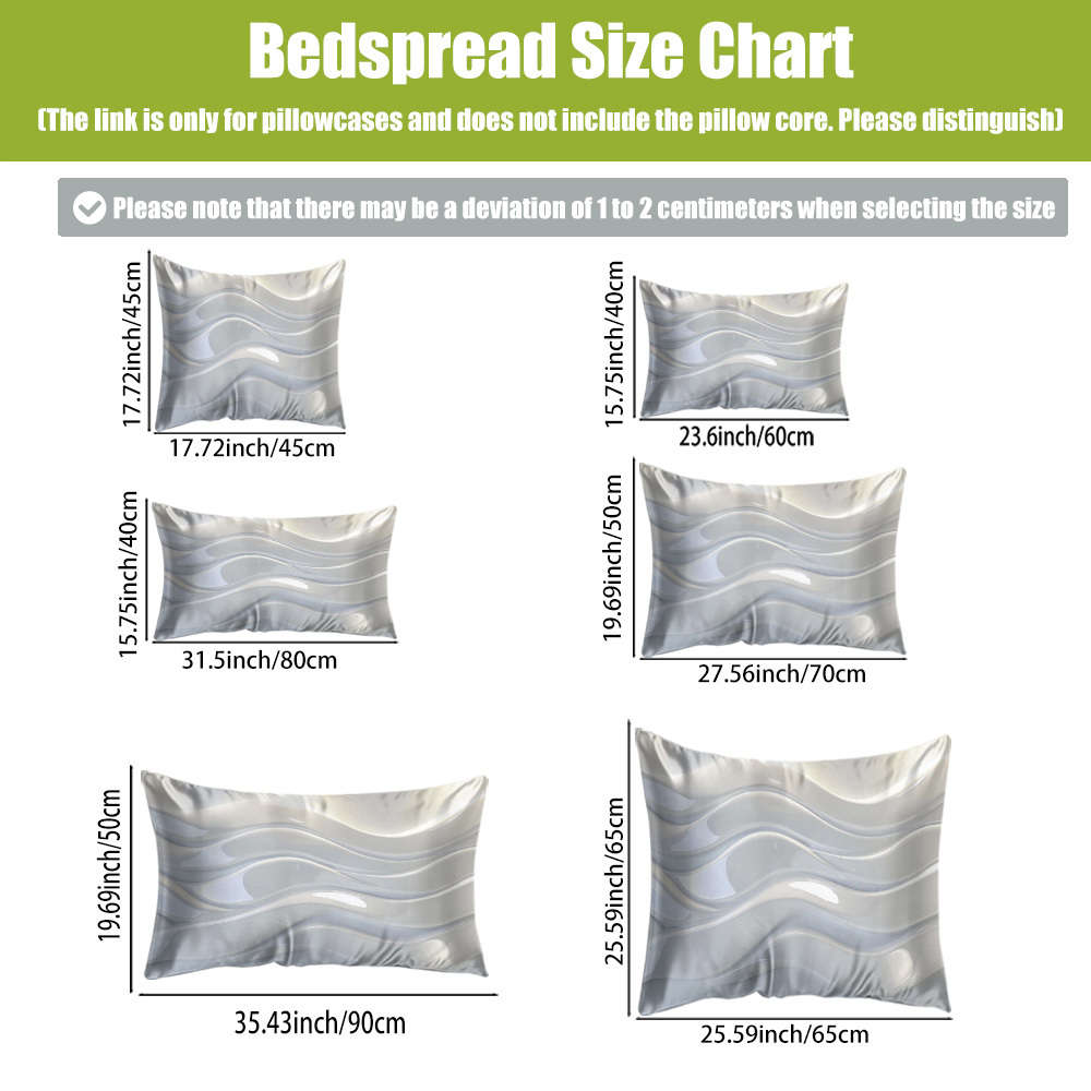 Satin Pillowcase Size 40*60Cm15.7*23.6In