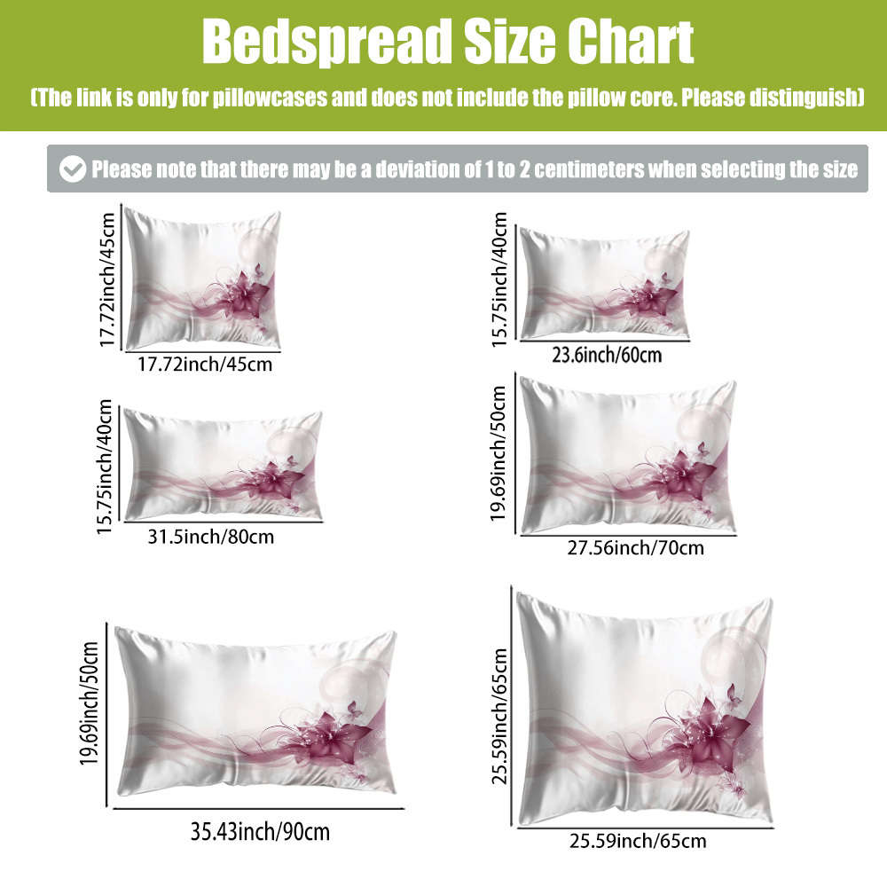 Satin Pillowcase Size 40*60Cm15.7*23.6In