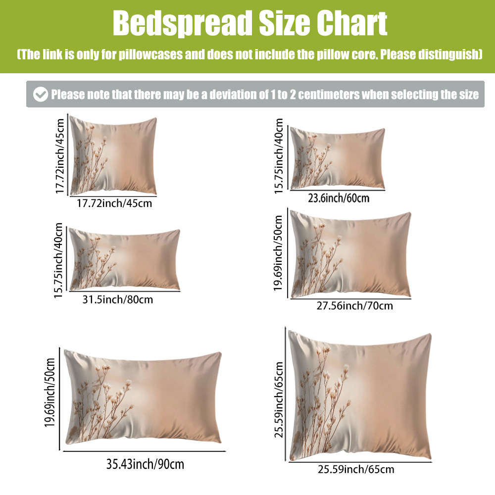 Satin Pillowcase Size 40*60Cm15.7*23.6In