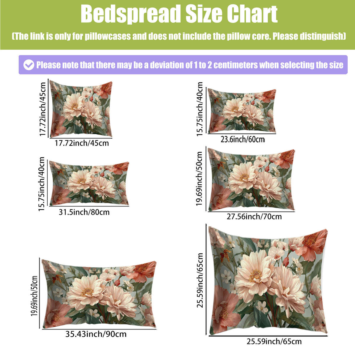Satin Pillowcase Size 40*60Cm15.7*23.6In