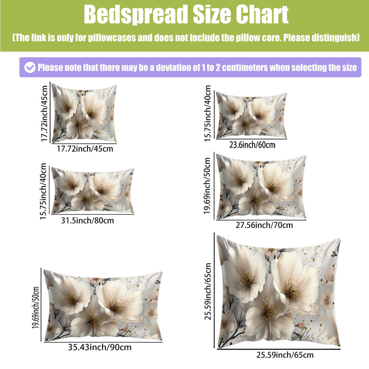 Satin Pillowcase Size 40*60Cm15.7*23.6In