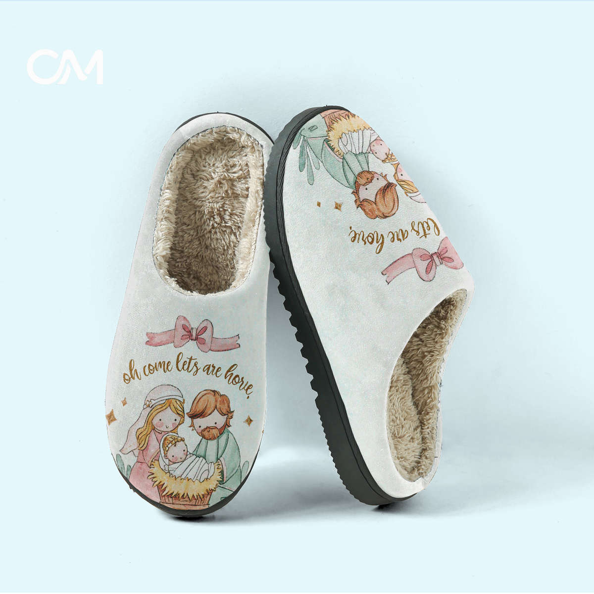 Cotton Slippers Color Color Printing Sizeuk 2.5-3