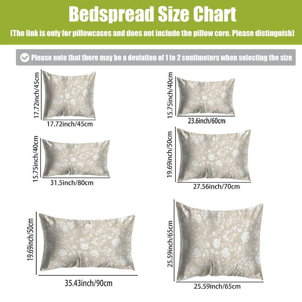 Satin Pillowcase Size 40*60Cm15.7*23.6In