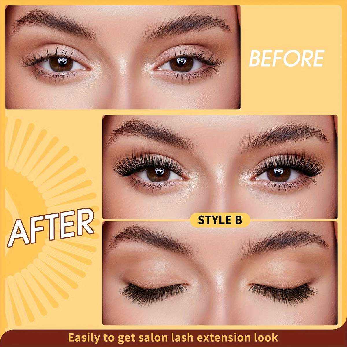 Advanced Wispy False Eyelashes Special Model Ln Cy06