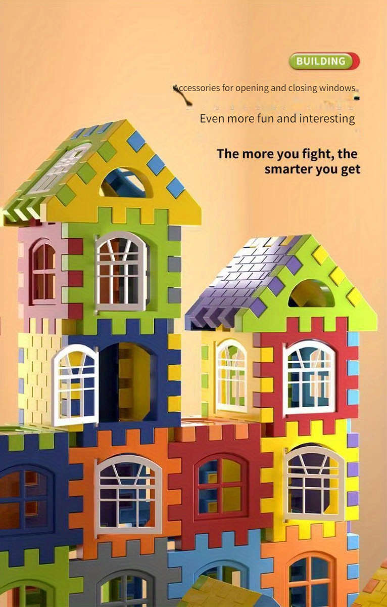 Building Toy Architectural Model Toy Set Quantity Bag: 100 Pieces