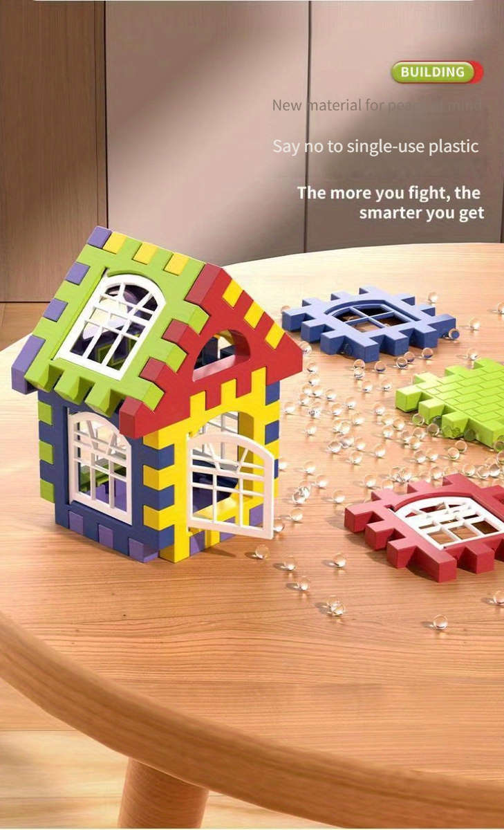 Building Toy Architectural Model Toy Set Quantity Bag: 100 Pieces