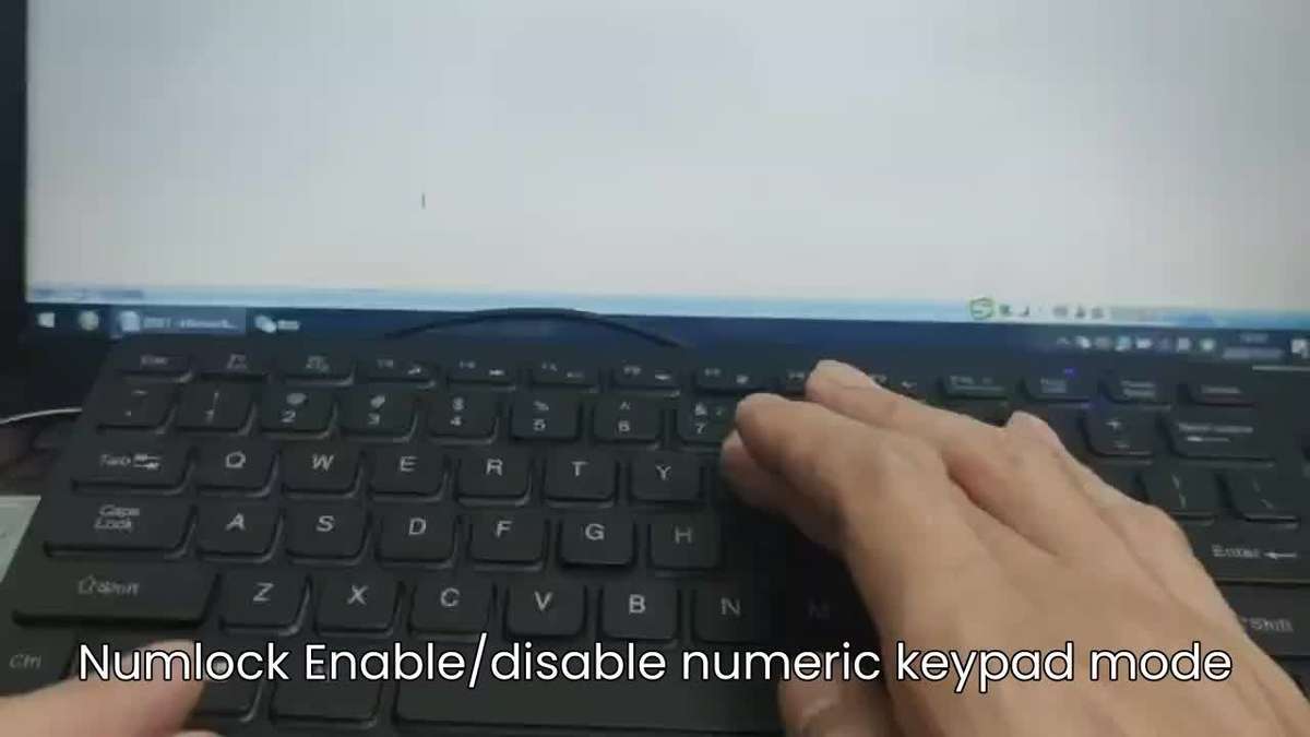 keyboard color Black