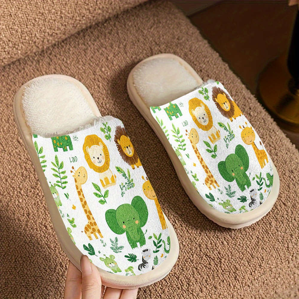 Cotton Slippers Color Color Printing 10 Sizeuk 2.5-3