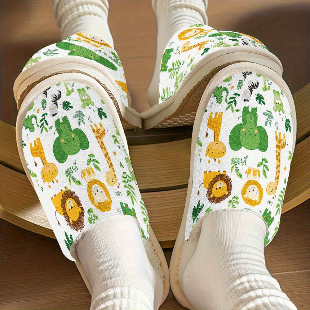 Cotton Slippers Color Color Printing 10 Sizeuk 2.5-3