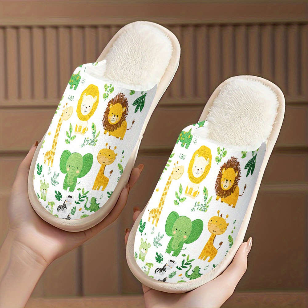 Cotton Slippers Color Color Printing 10 Sizeuk 7.5-8