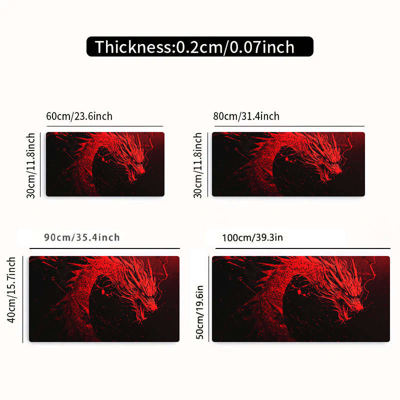 Mouse Pad Size 30X80Cm