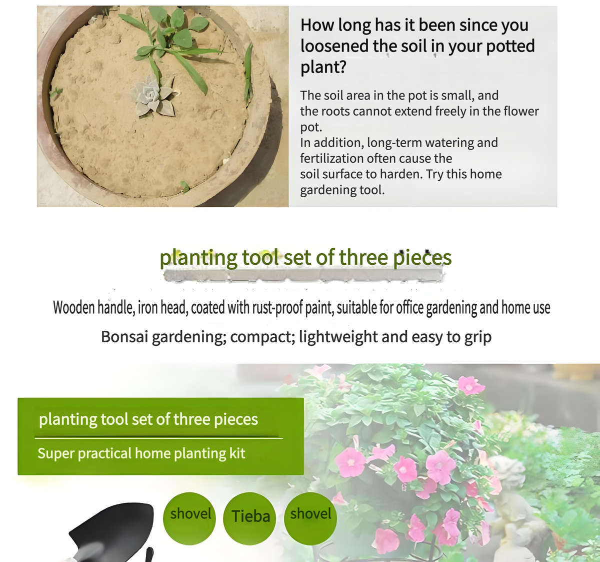 Garden Supplies Color 4 Piece Set