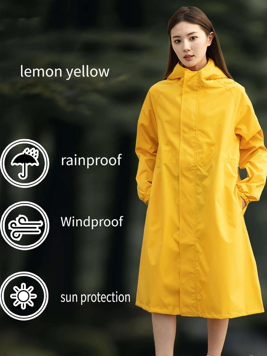 Raincoat Light Blue Size Asian M