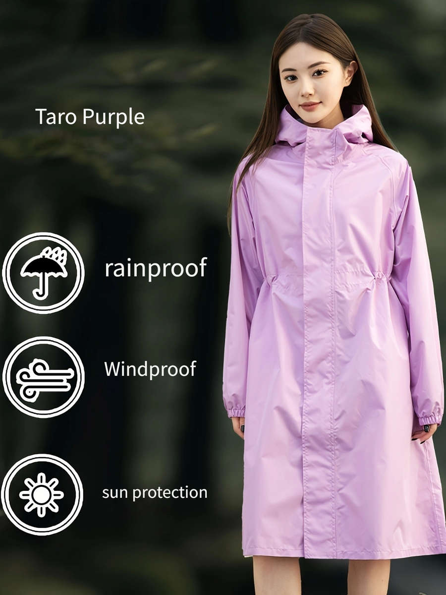 Raincoat Light Blue Size Asian M