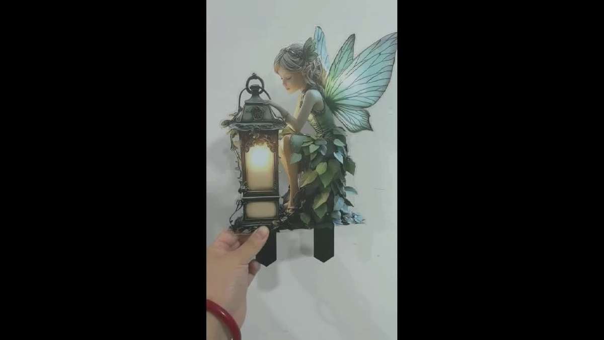 Enchanted Fairy Garden Stake Glowing