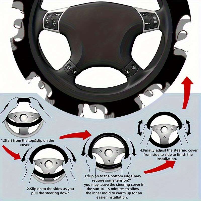 Car Steering Wheel Cover A