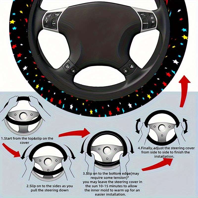 Car Steering Wheel Cover A
