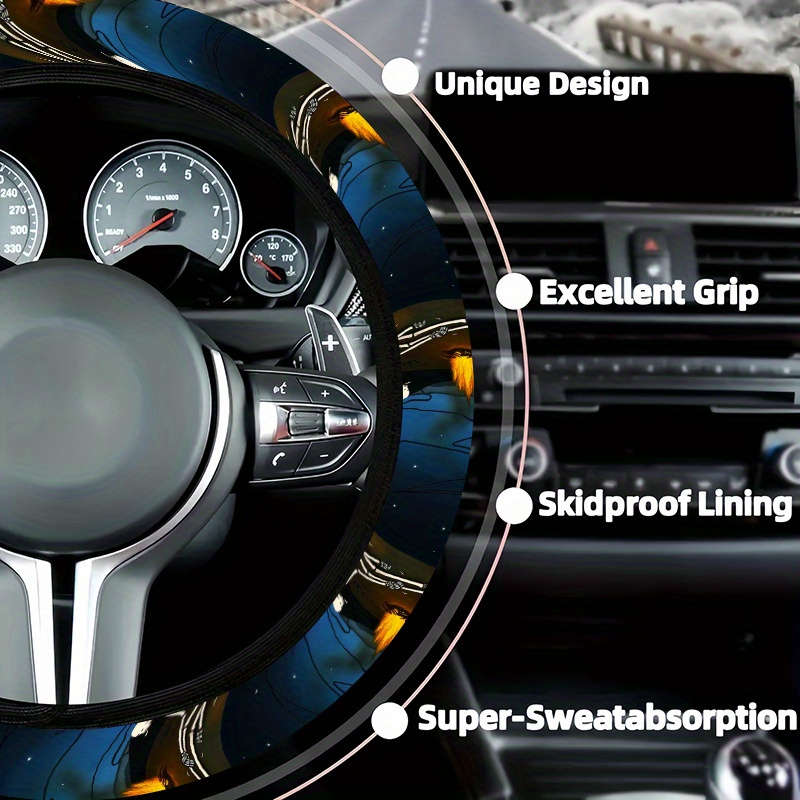 Car Steering Wheel Cover One Size