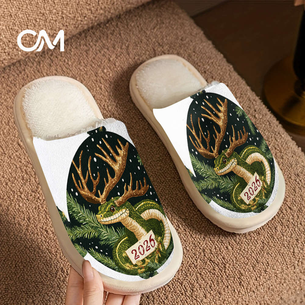 Cotton Slippers Color Color Printing Sizeuk 4.5-5