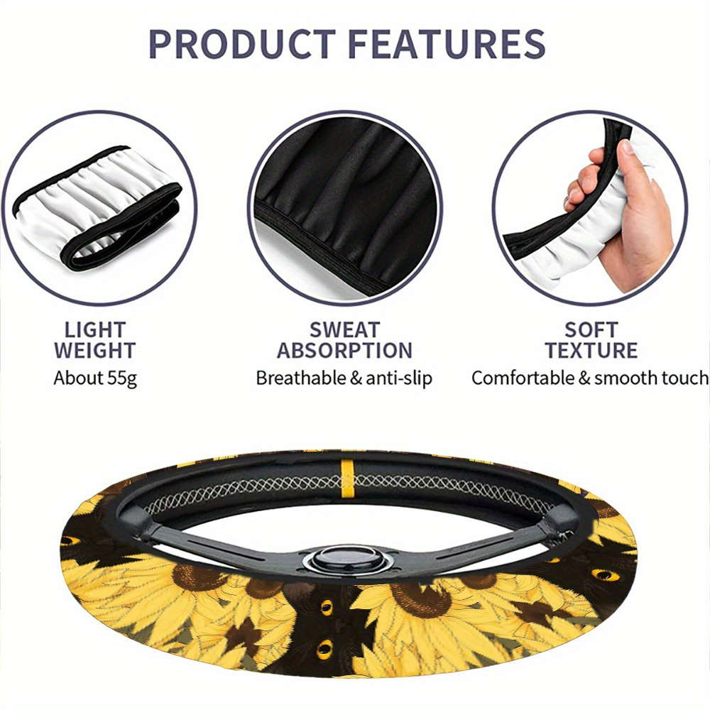 Car Steering Wheel Cover A