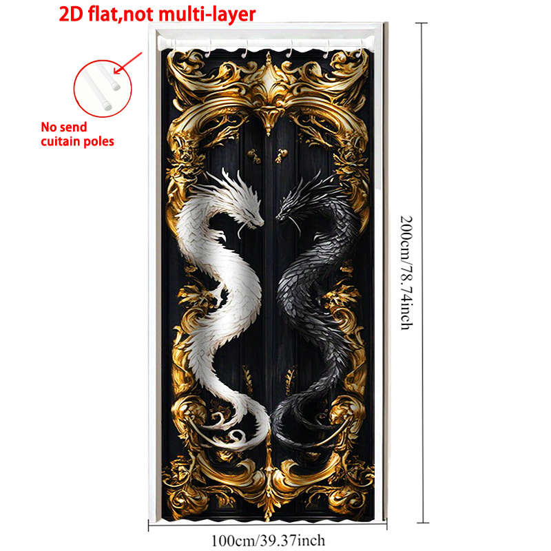 Door Curtain Size 39.37*78.74Inch100*200Cm