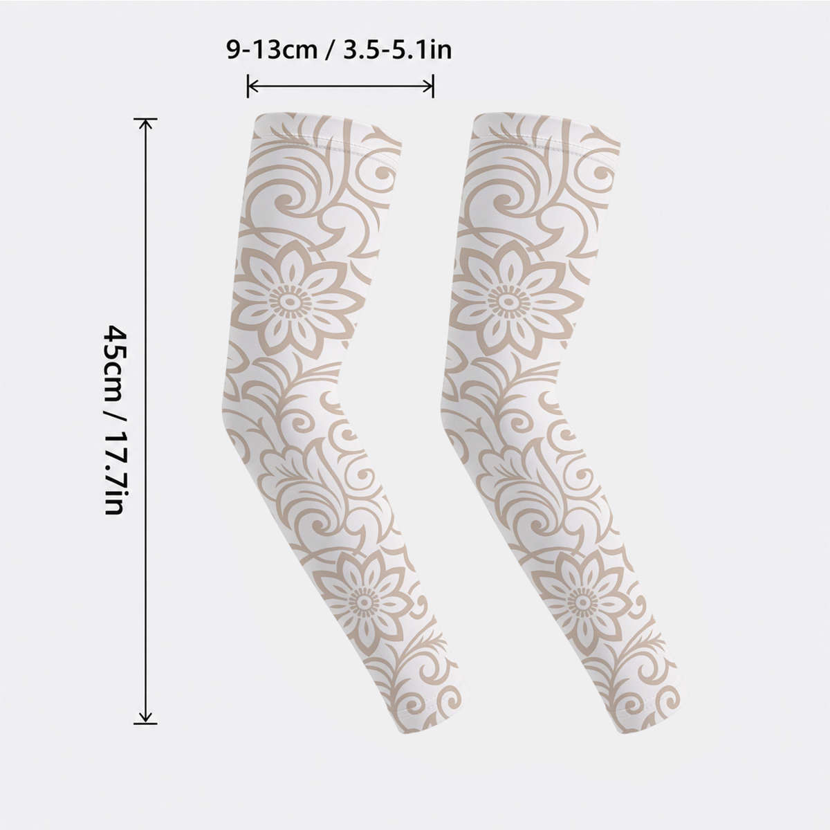 Sunscreen Sleeves Color Floral Printing