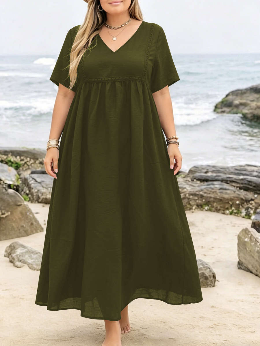 Women S Dress Color Red Size Plus 5Xl