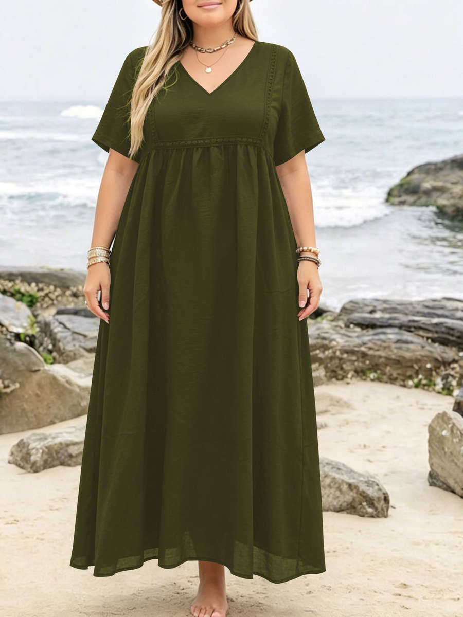 Women S Dress Color Red Size Plus 5Xl