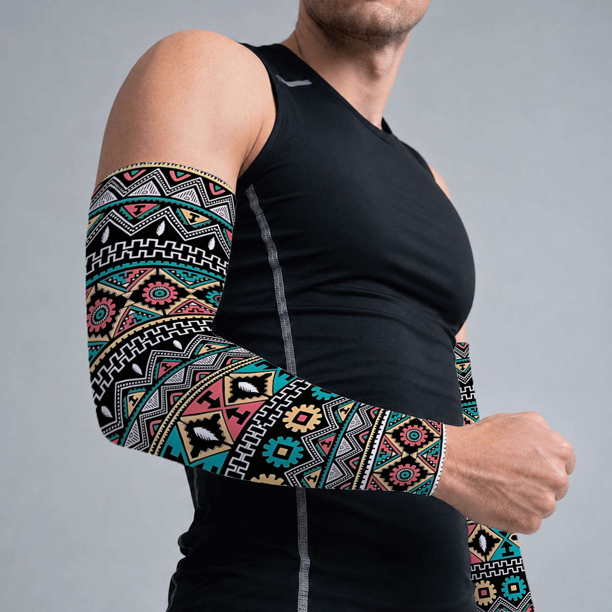 Sunscreen Sleeves Color Floral Printing