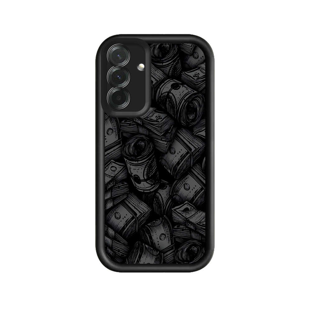 Phone Case Black Compatible Model Galaxy A7 2018
