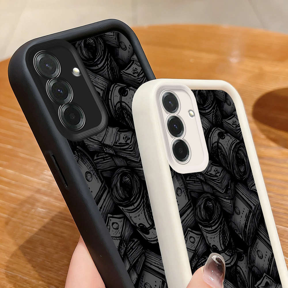 Phone Case Black Compatible Model Galaxy A7 2018