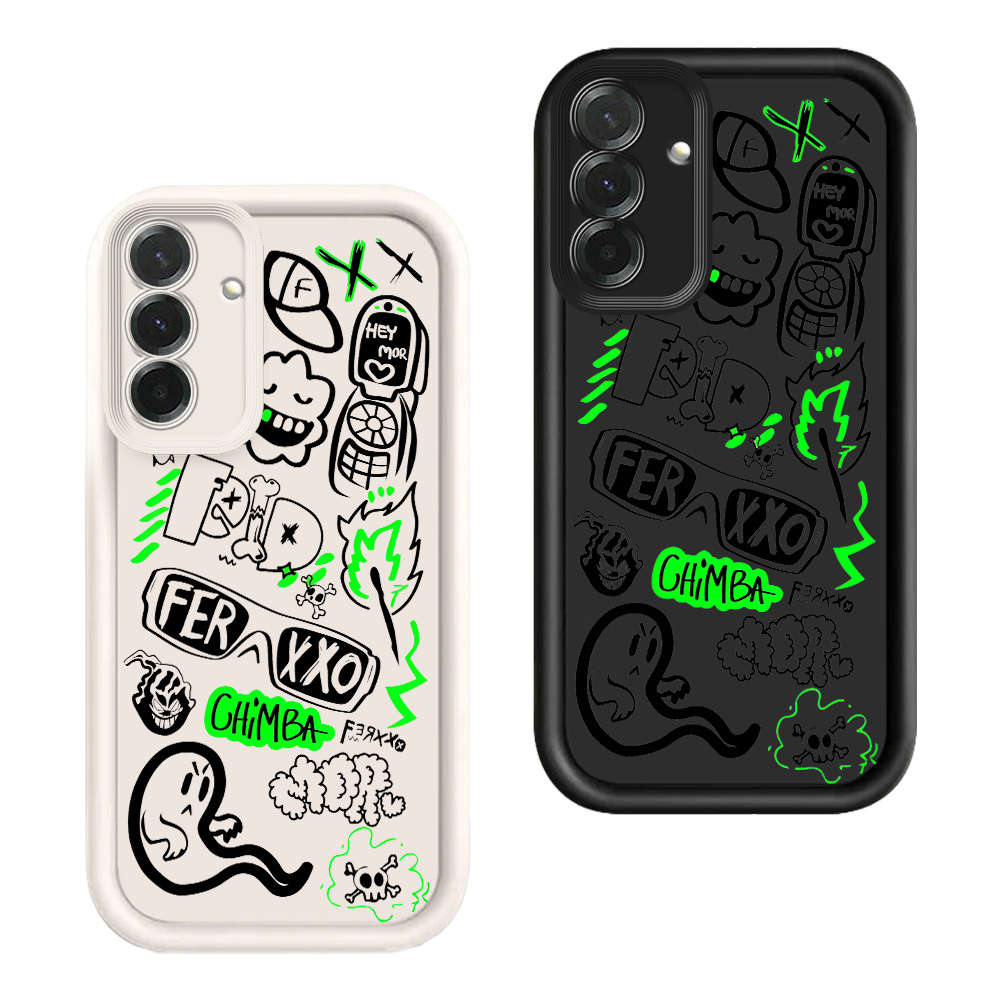 Phone Case Black Compatible Model Galaxy A7 2018