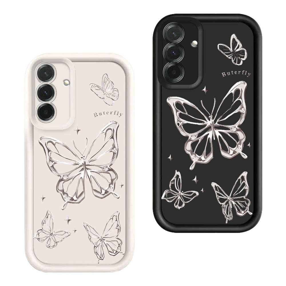 Phone Case White Compatible Model Galaxy A7 2018