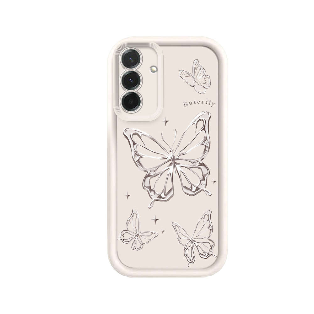 Phone Case White Compatible Model Galaxy A7 2018