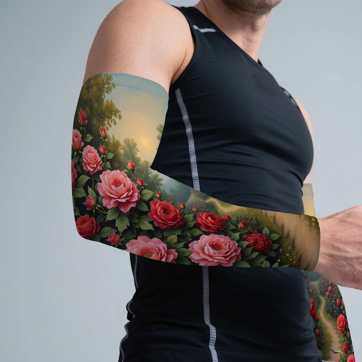 Sunscreen Sleeves Color Floral Printing