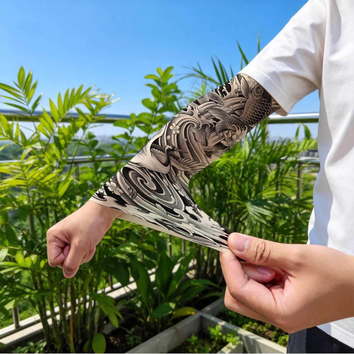 Sunscreen Sleeves Style Sports