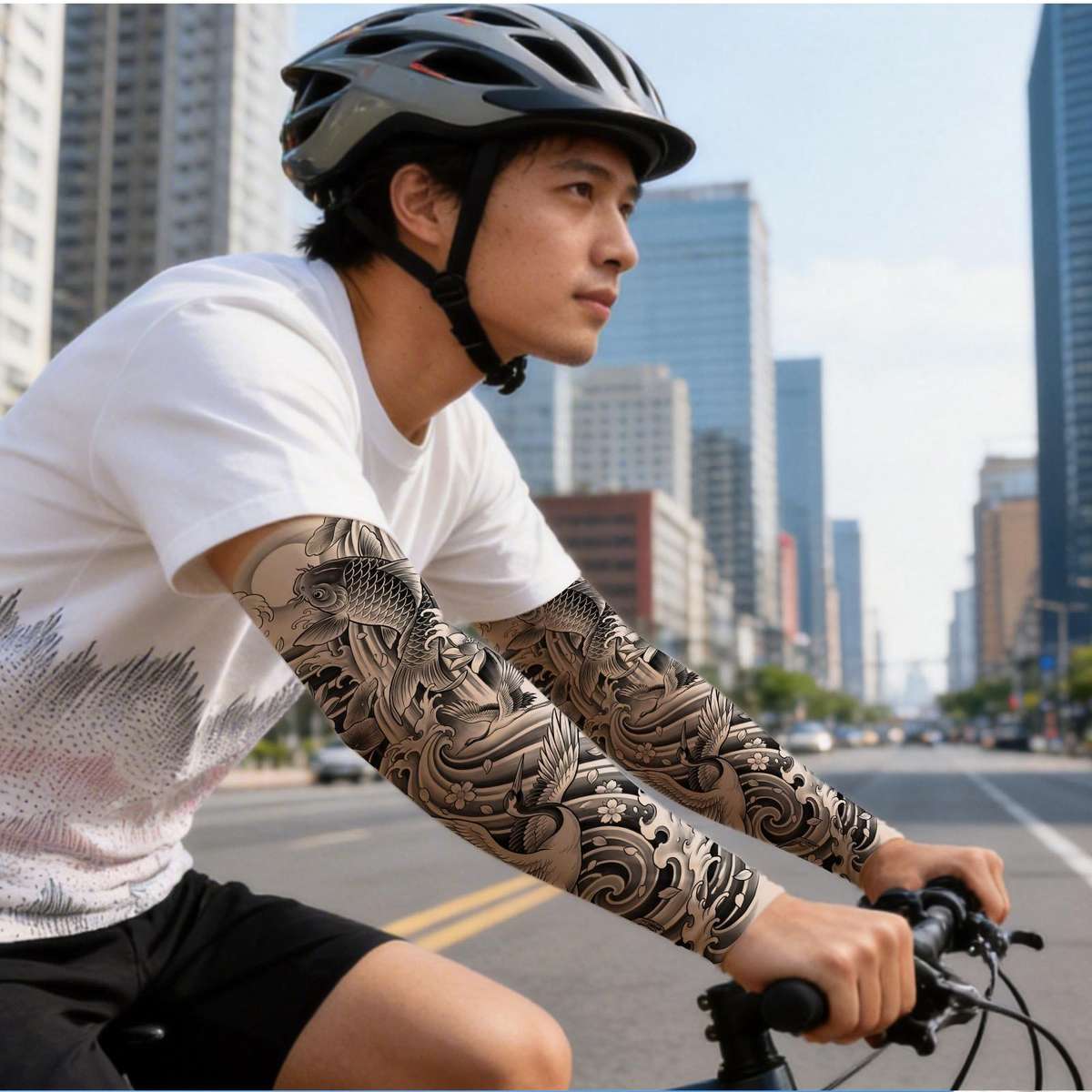 Sunscreen Sleeves Style Sports