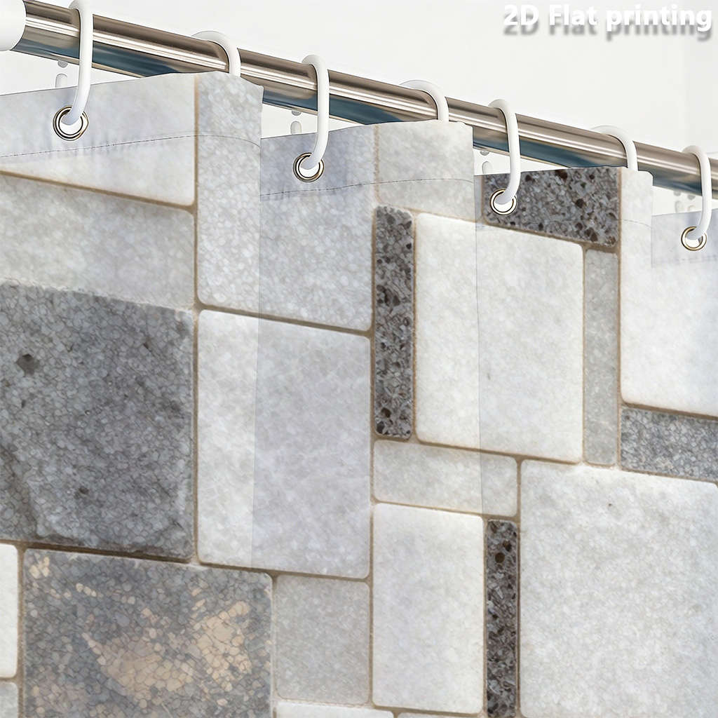 Waterproof Shower Curtain Size 150*150Cm