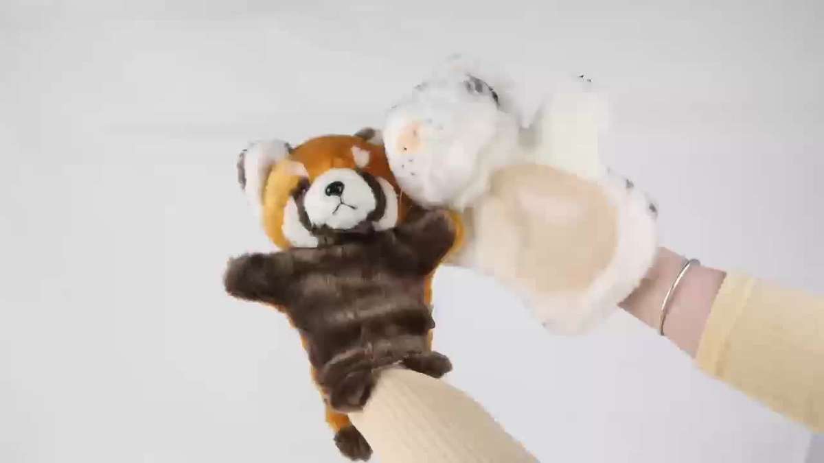 Plush Toyss Model Tiger white