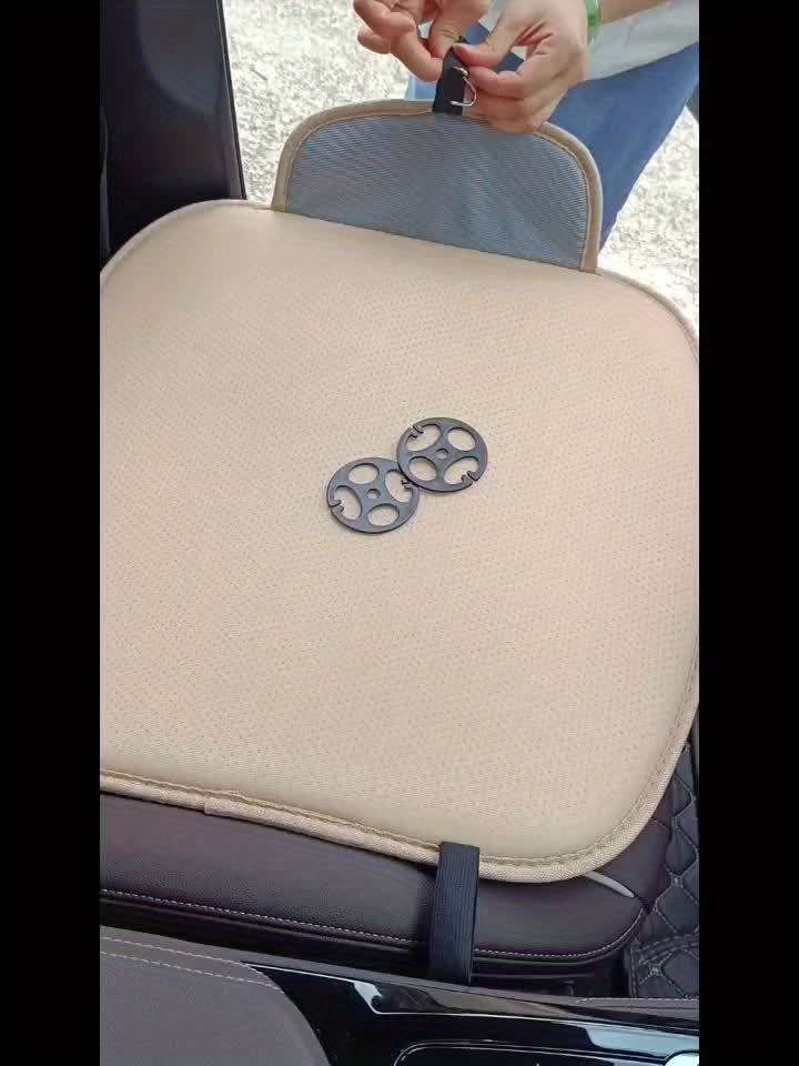 Mat Summer Breathable Square Seat Rear Cool All Cushion Texture Car Linen