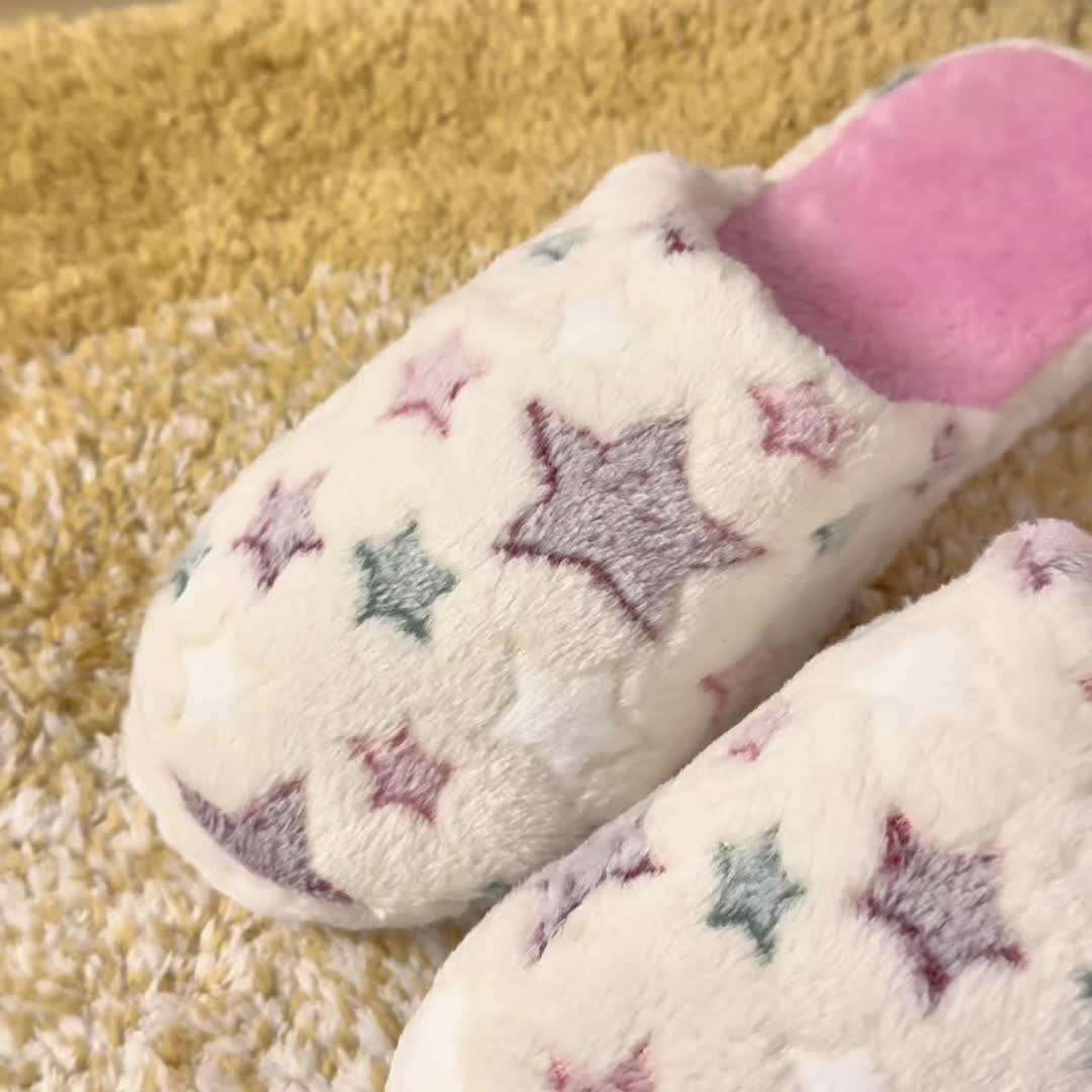 Cotton Slippers Color White Sizeuk 4.5-5