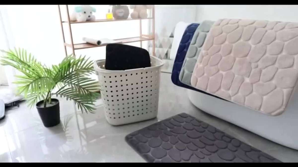 Floor Mats Style Pink Myj 00 Suitable For Bathroom