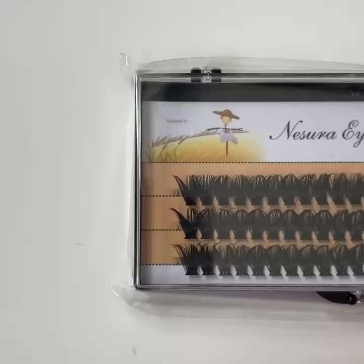 60pcs Natural Soft Individual Lashes Hair Length 70d 10mm 18mm
