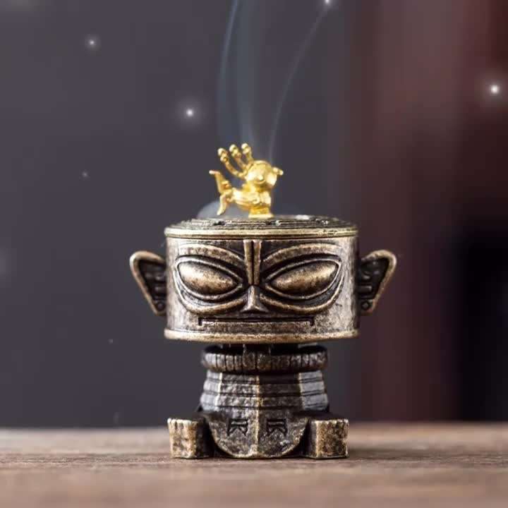 Incense Burner Color Bronze 1 Quantity