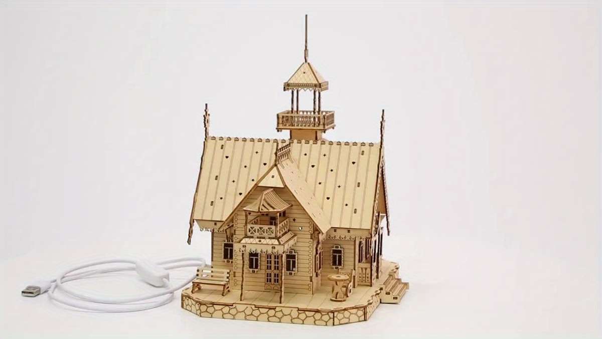 3D Model Desktop Ornaments Model European Villa